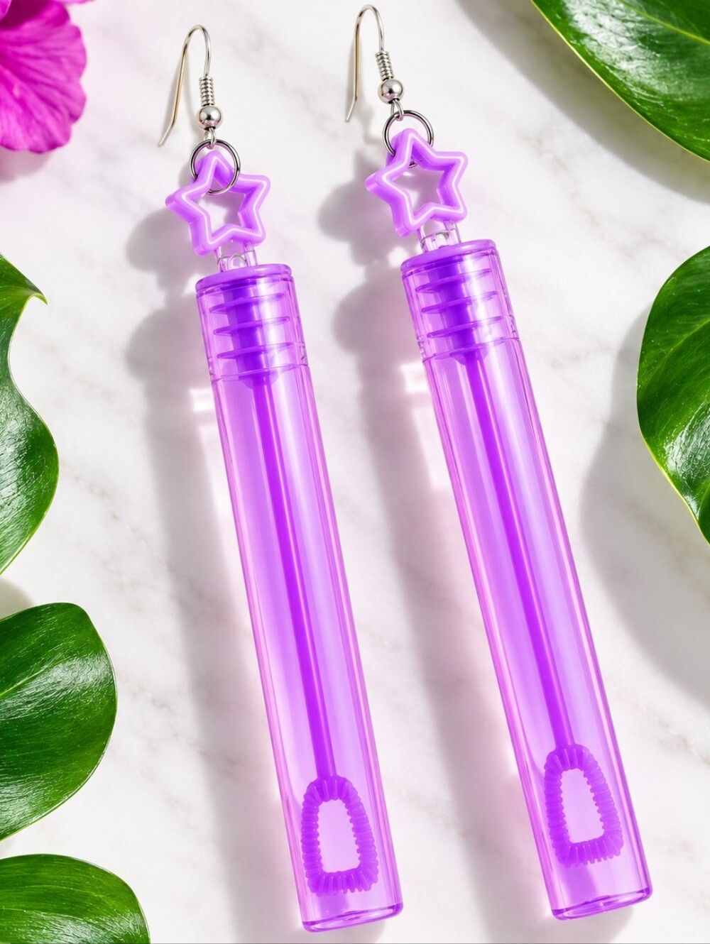 MODCLOTH RETRO BUBBLE WAND EARRINGS 2